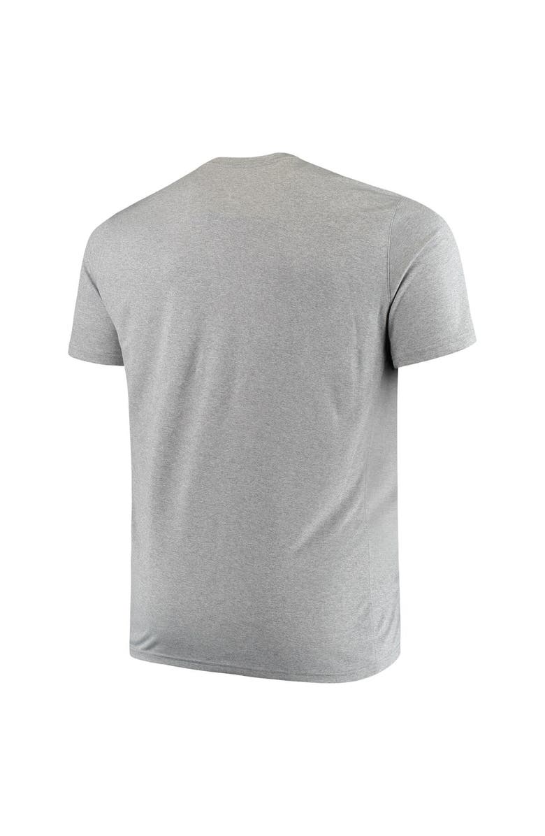 Nike Men's Nike Heathered Charcoal West Virginia Mountaineers Big & Tall Legend Primary Logo Performance T-Shirt, Alternate, color, 