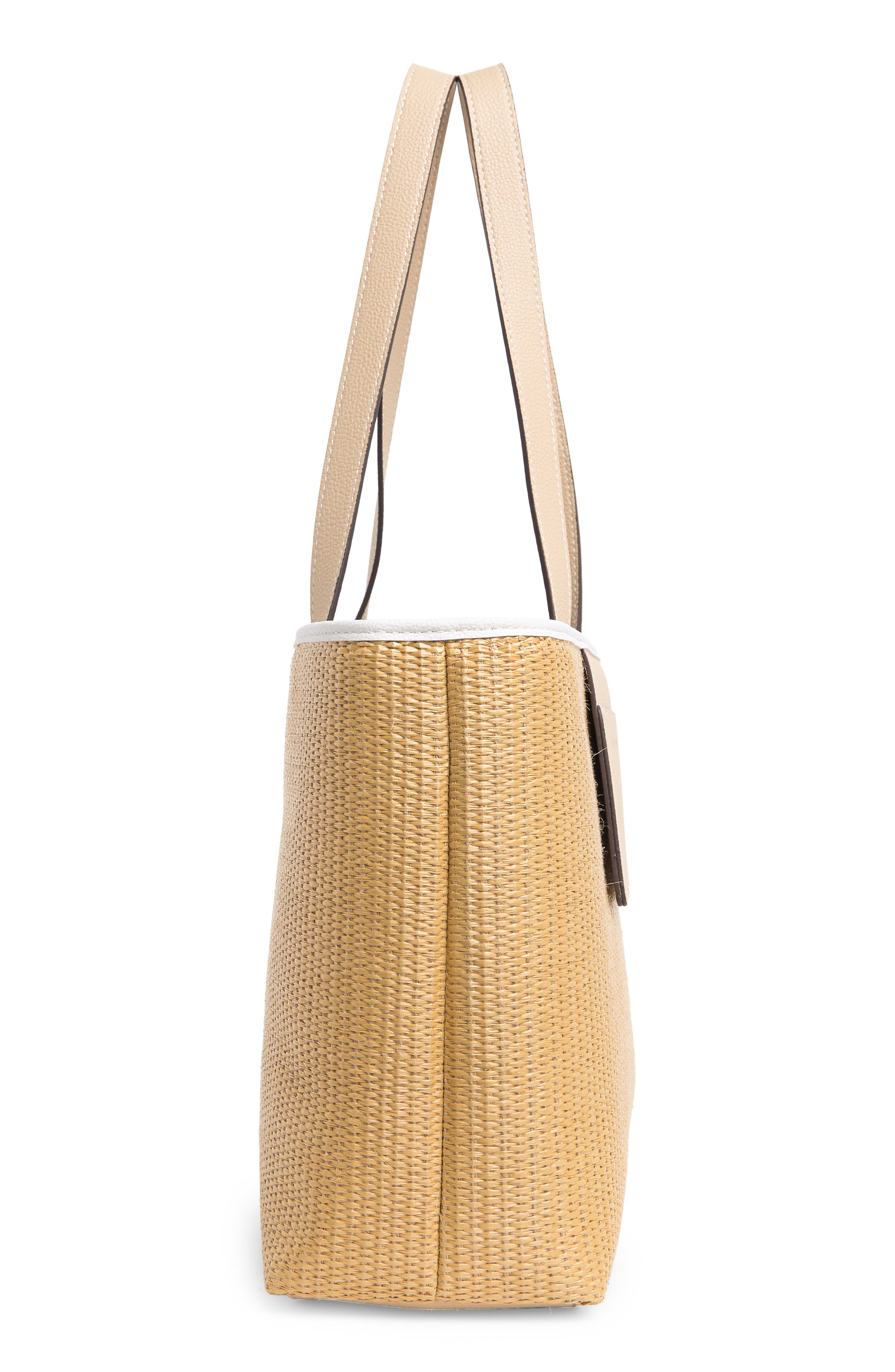 Tommy Hilfiger Keaton II Straw Tote, Alternate, color, 