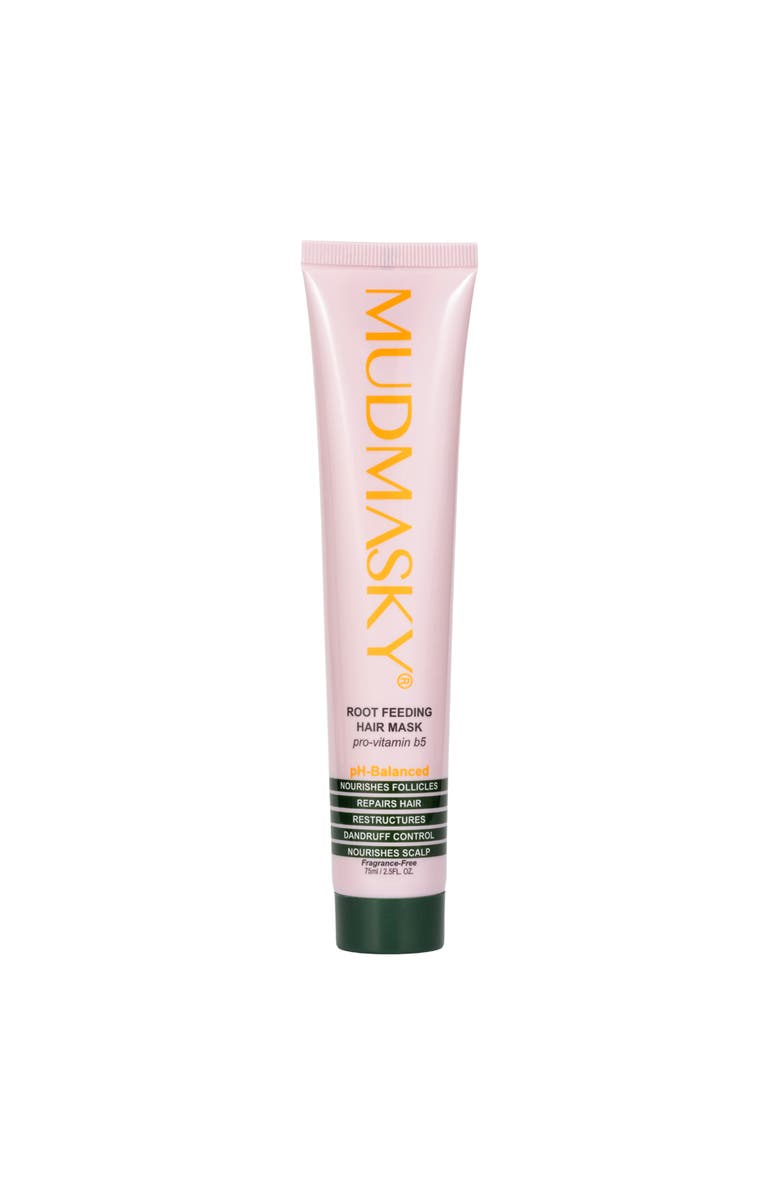 MUDMASKY Root Feeding Hair Mask - Pro-Vitamin B5 2.5oz, Main, color, NO COLOR