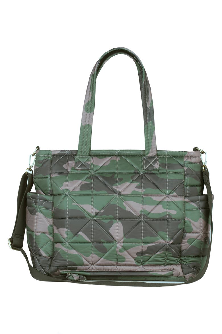Love Water Resistant Diaper Tote, Alternate, color, CAMO PRINT