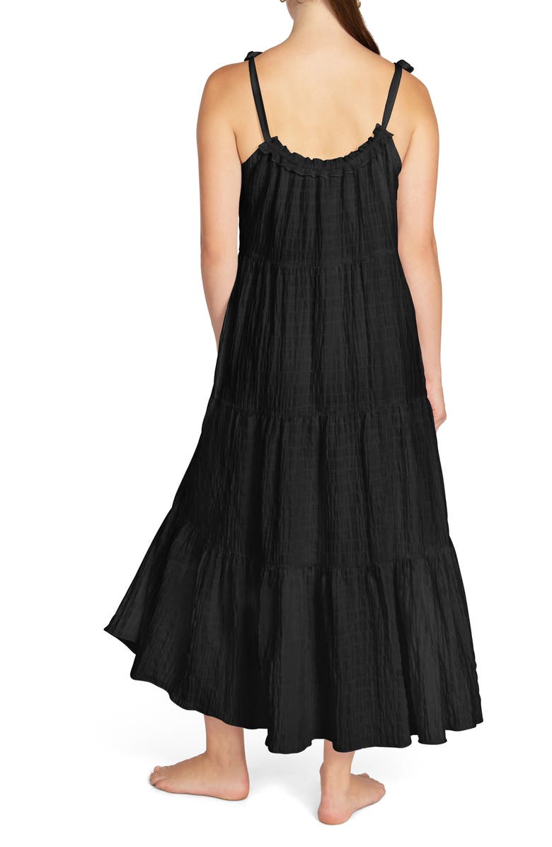 Robin Piccone Fiona Tie Shoulder Cover-Up Dress, Alternate, color,