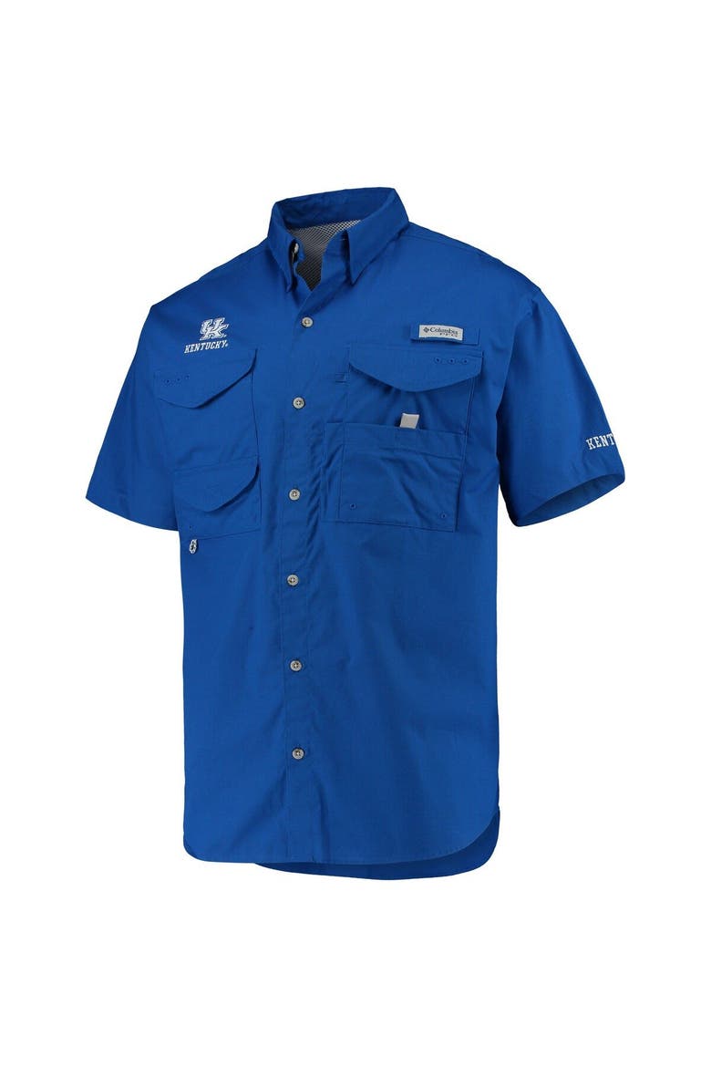 Men's Columbia Royal Kentucky Wildcats Bonehead Shirt, Alternate, color, Royal