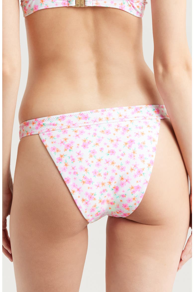 Wide Band Bikini Bottoms, Alternate, color, FLAMINGO FLORA