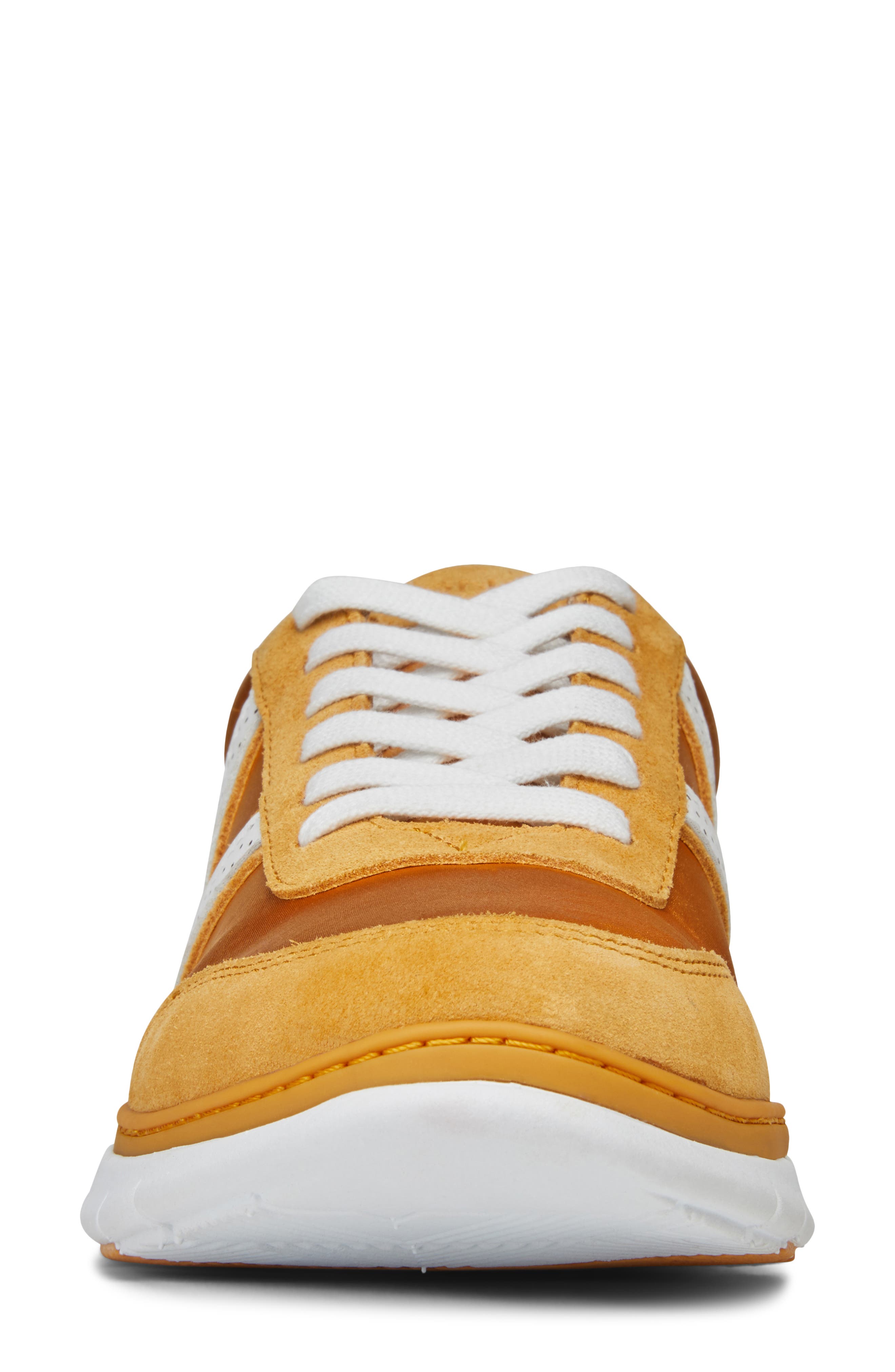 Nana Sneaker, Alternate, color, MUSTARD SUEDE