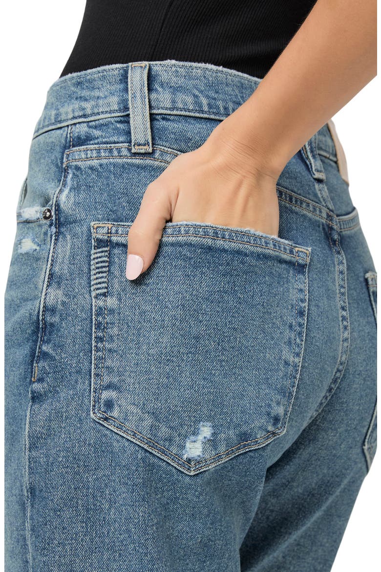 Sawyer High Waist Straight Leg Jeans, Alternate, color, STORYBOOK DISTRESSED