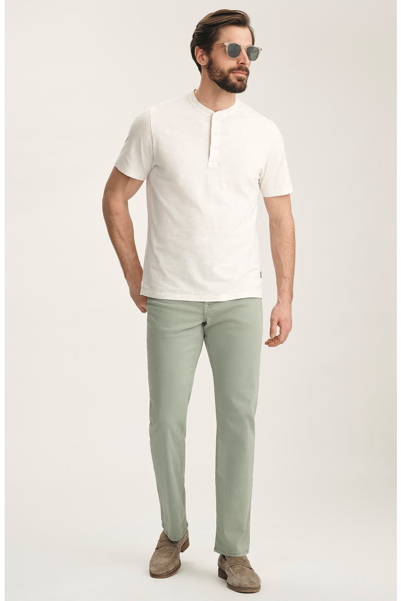Charisma Relaxed Straight Leg Twill Pants, Alternate, color, ICEBERG GREEN TWILL