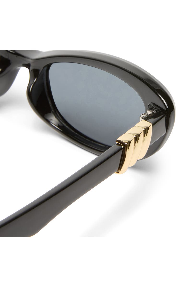 Le Specs The Whisperer 52mm Cat Eye Sunglasses, Alternate, color, Black/ Smoke Mono Pol