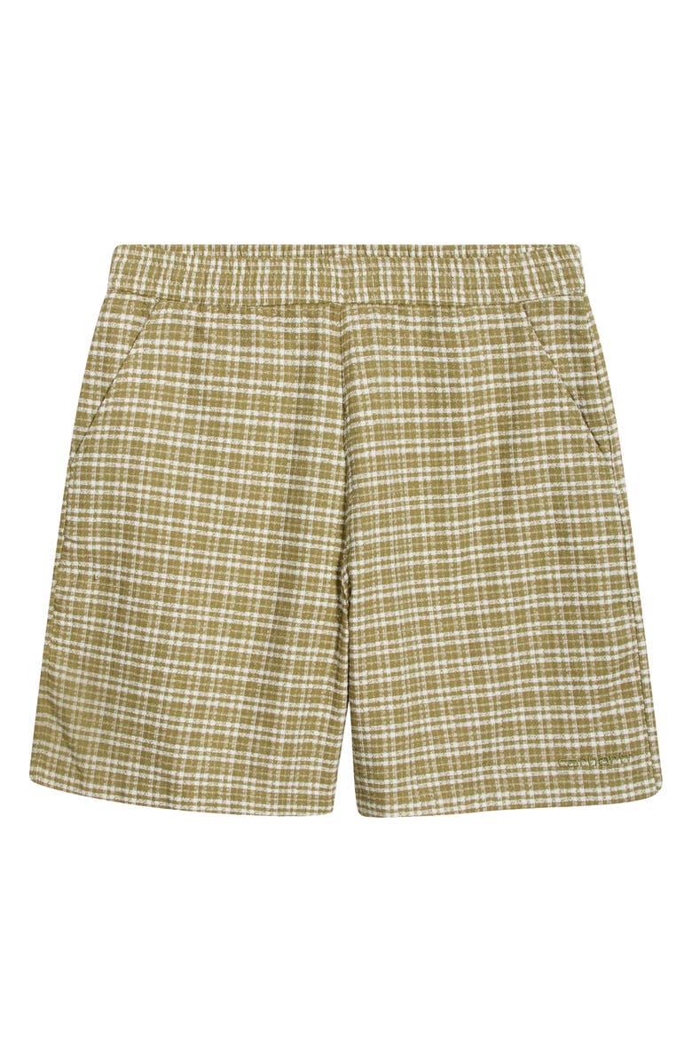 Carhartt Work In Progress Kander Plaid Cotton Shorts, Main, color, Kander Check, Snake