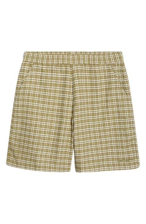 Kander Plaid Cotton Shorts