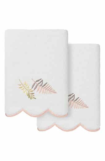 Fern Toss Scallop Pack of 2 Hand Towels