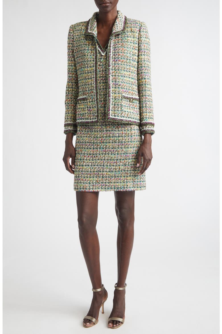 Forest Tweed Jacket, Alternate, color, PINE/ OLIVE MULTI