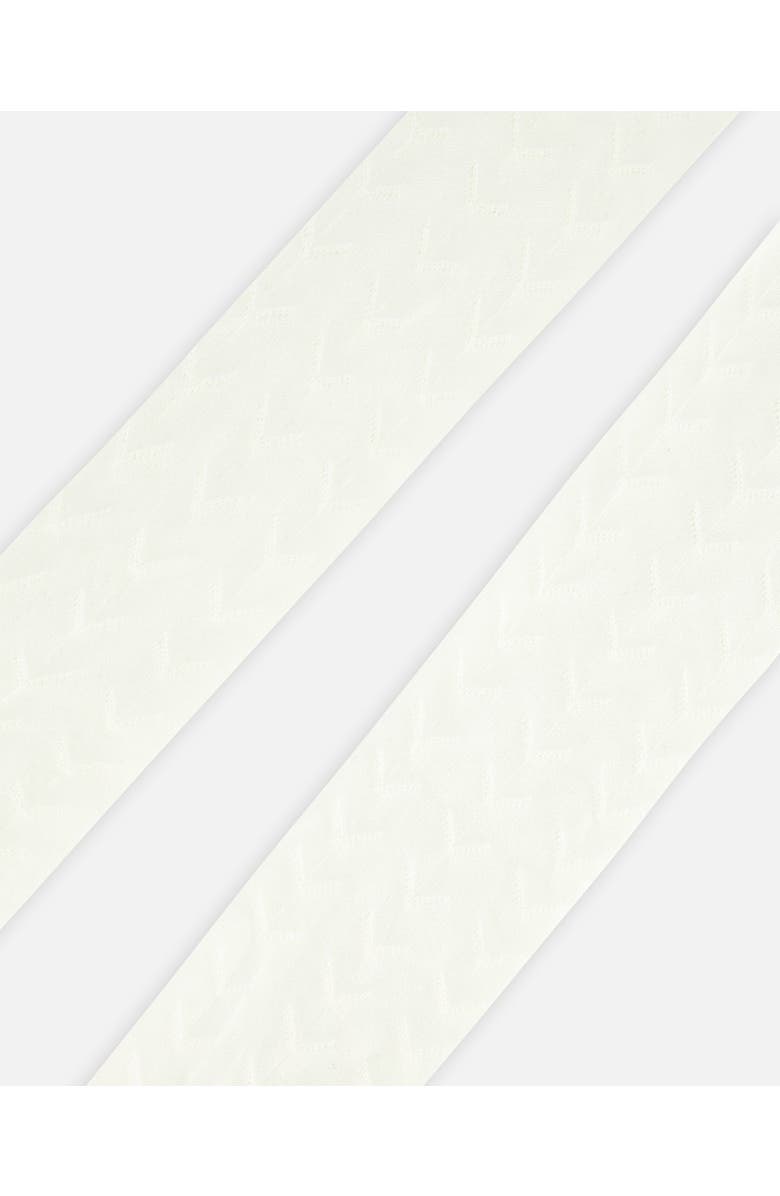 Deux par Deux Baby Girl's Tonal Jacquard Tights Off White, Alternate, color,