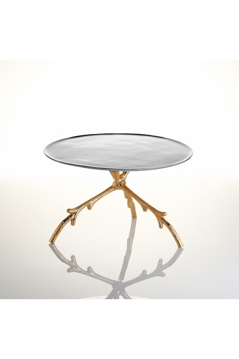 Staghorn Cakestand, Main, color, Silver