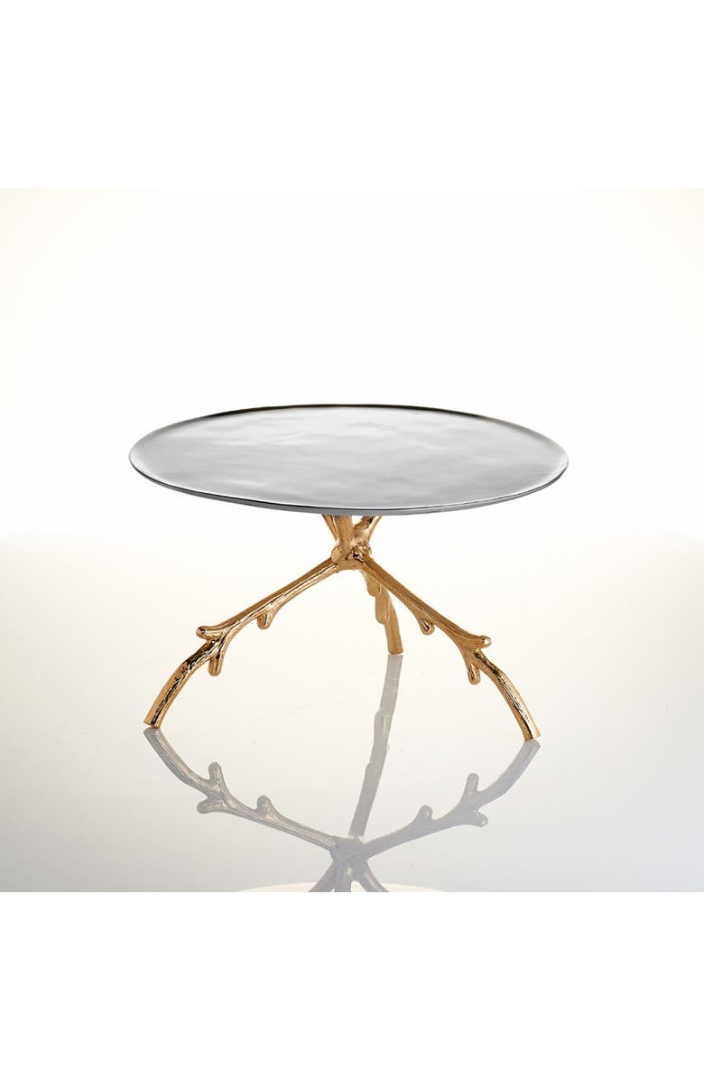 Lunares Staghorn Cakestand, Main, color, Silver