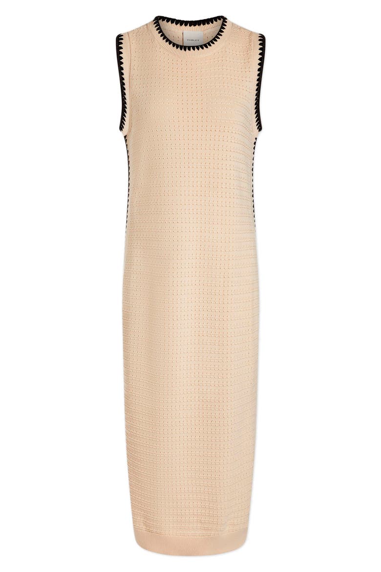 Dwight Sleeveless Midi Dress, Alternate, color, BIRCH