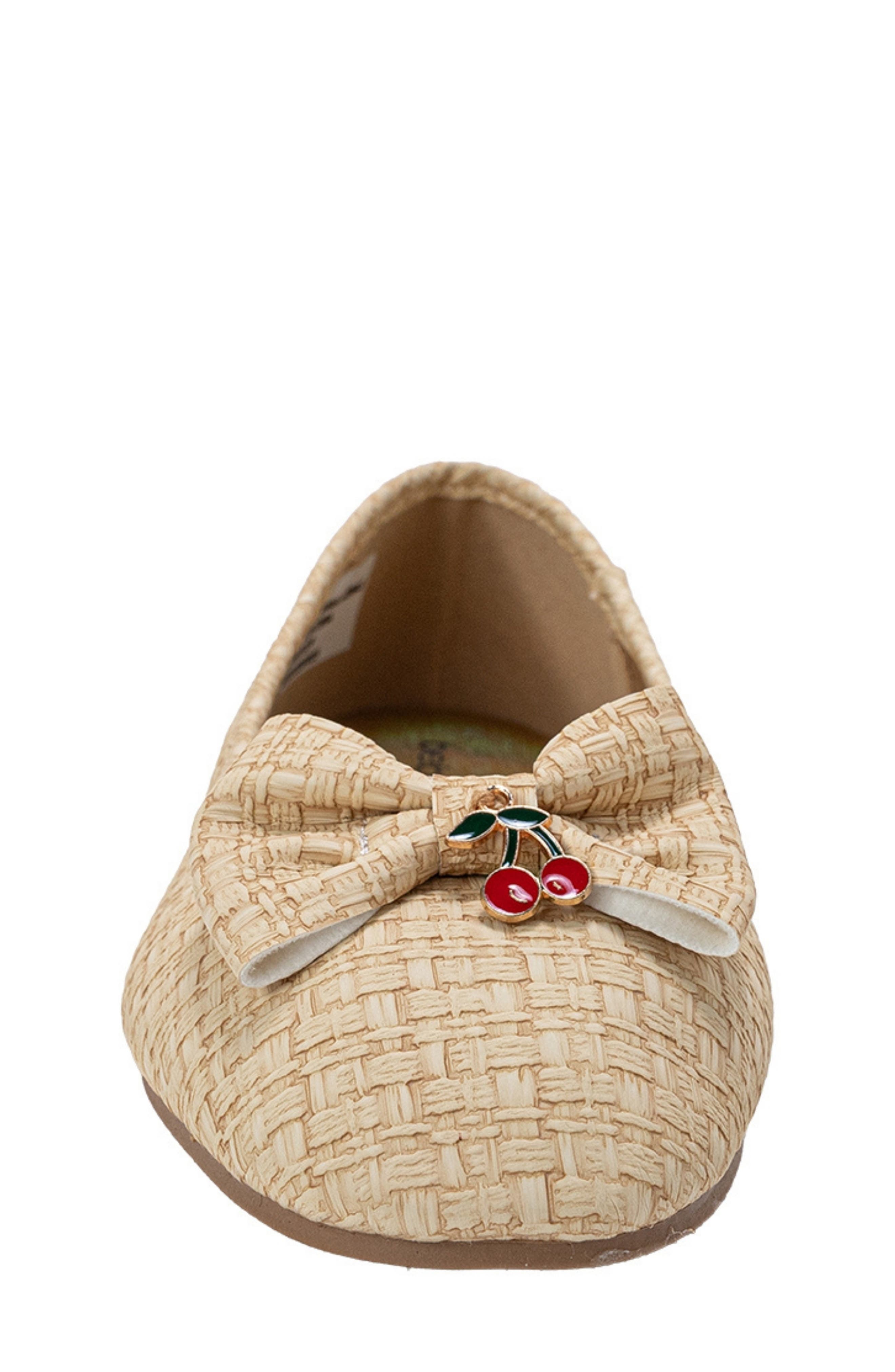 bebe Kids' Faye Flat, Alternate, color, Tan