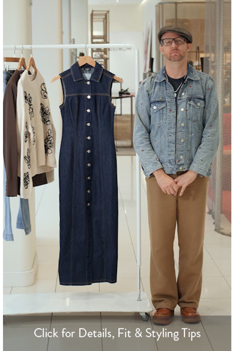 Sleeveless Denim Maxi Dress video