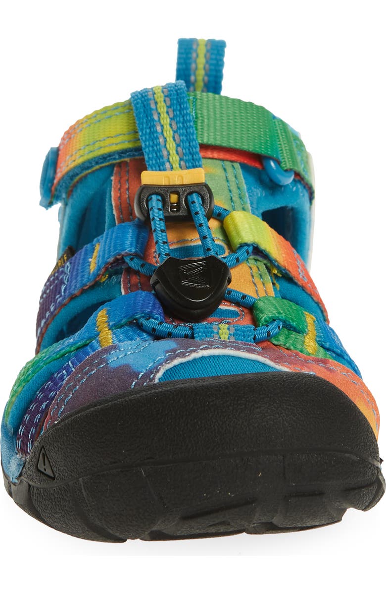 KEEN Seacamp II CNX Water Friendly Sandal, Alternate, color, Vivid Blue/ Original Tie Dye
