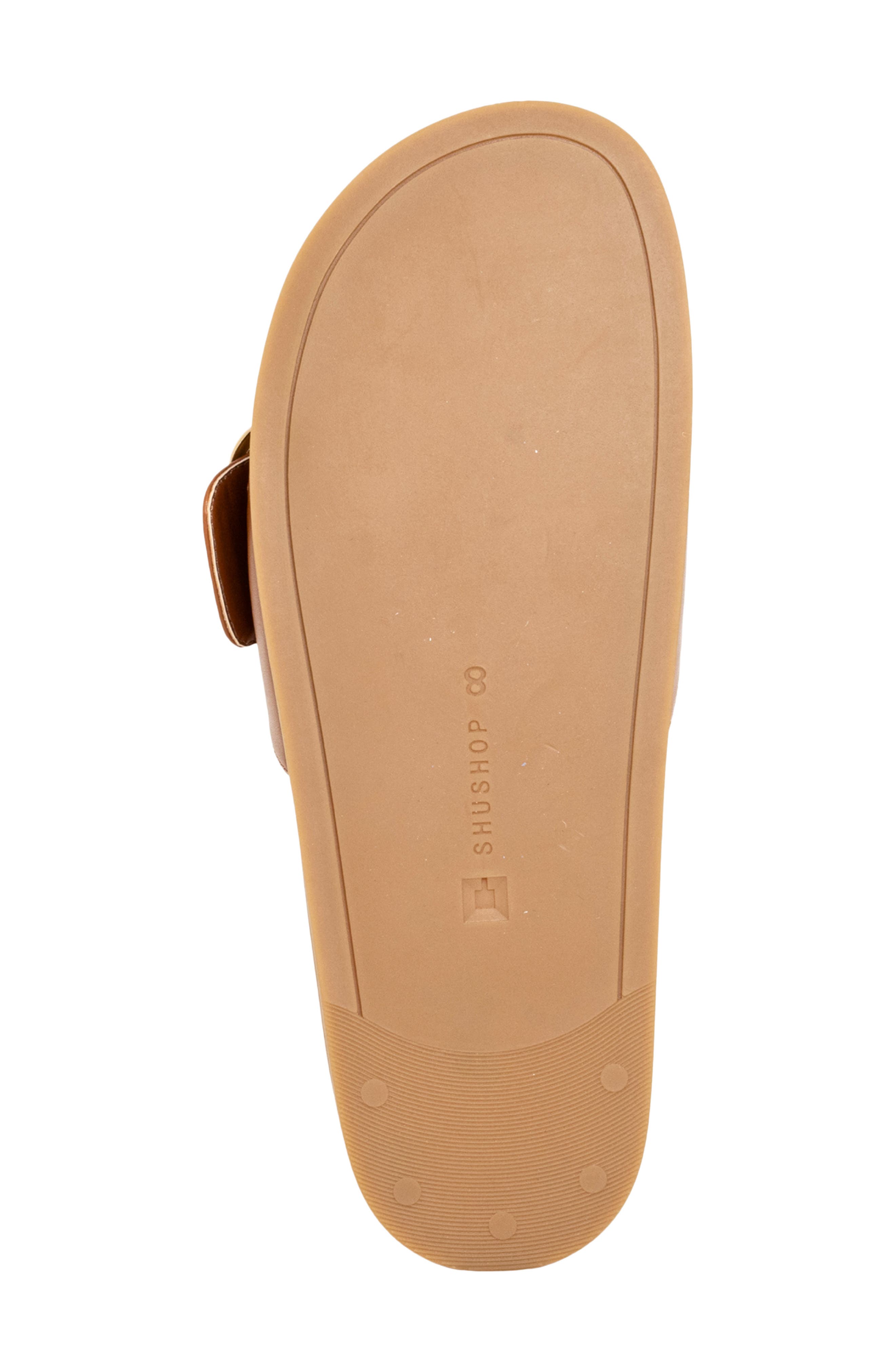 Delphine Slide Sandal, Alternate, color, CAMEL