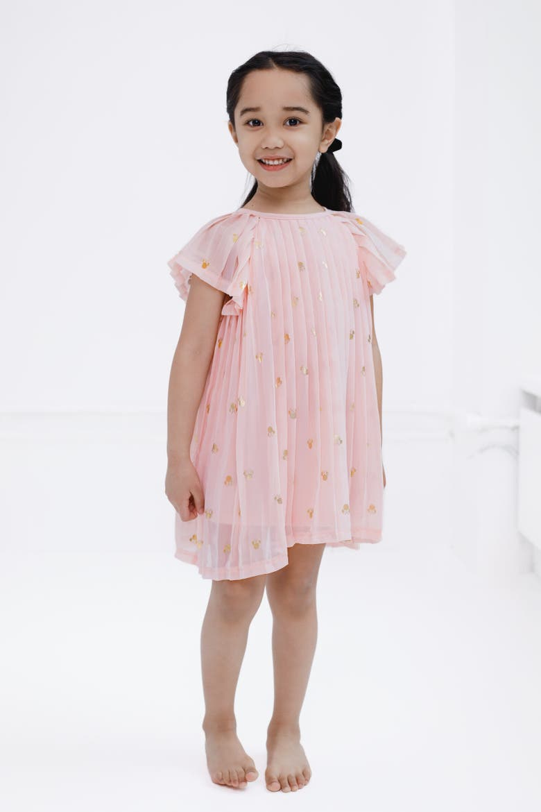 Minnie Mouse Short Sleeve Party Dress, Alternate, color, Pink