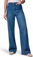 Donna Karan New York The Donna High Waist Wide Leg Jeans