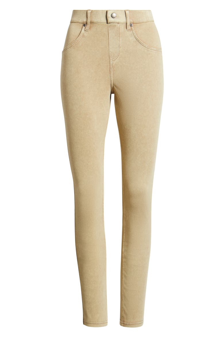Ultrasoft Denim Leggings, Alternate, color, TAUPE ACID WASH