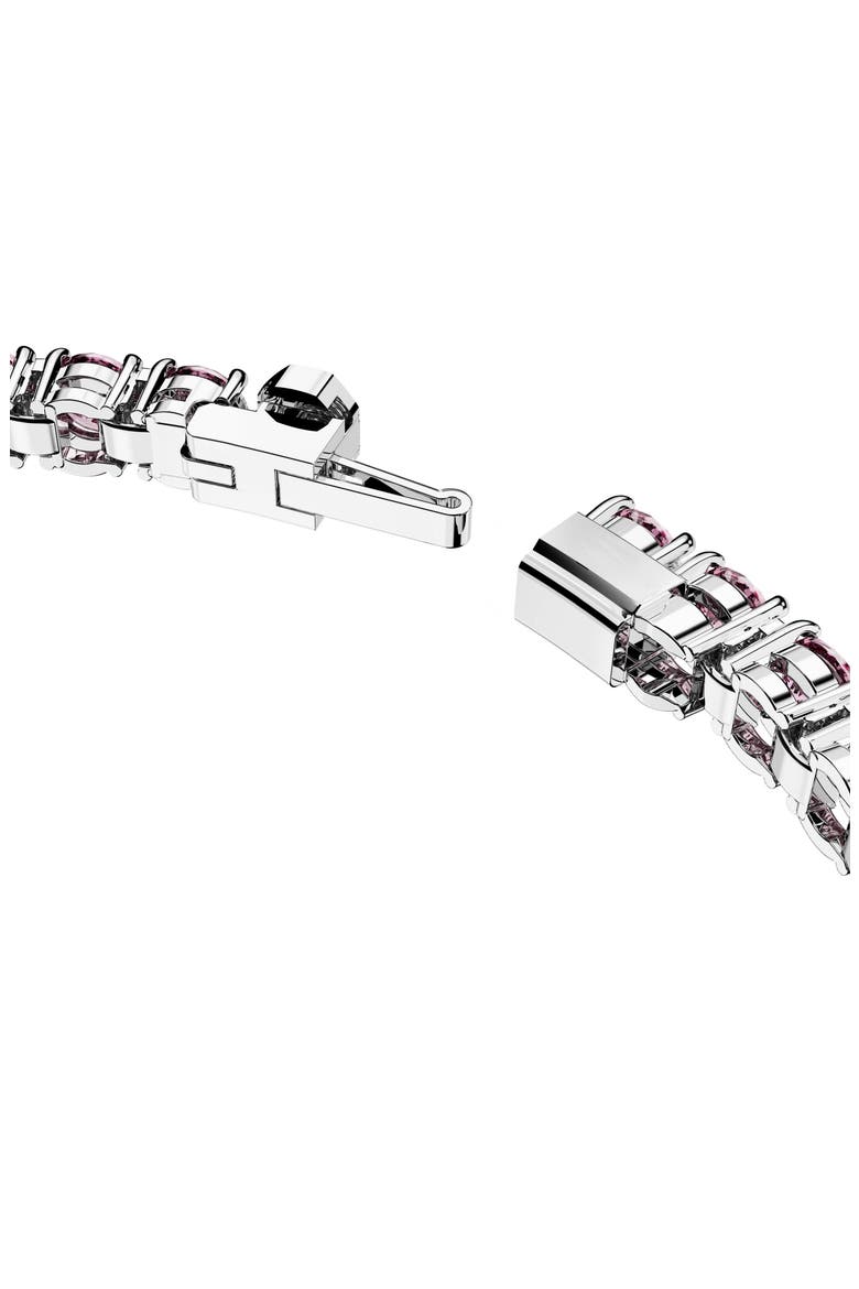 Matrix Crystal Tennis Bracelet, Alternate, color, PINK