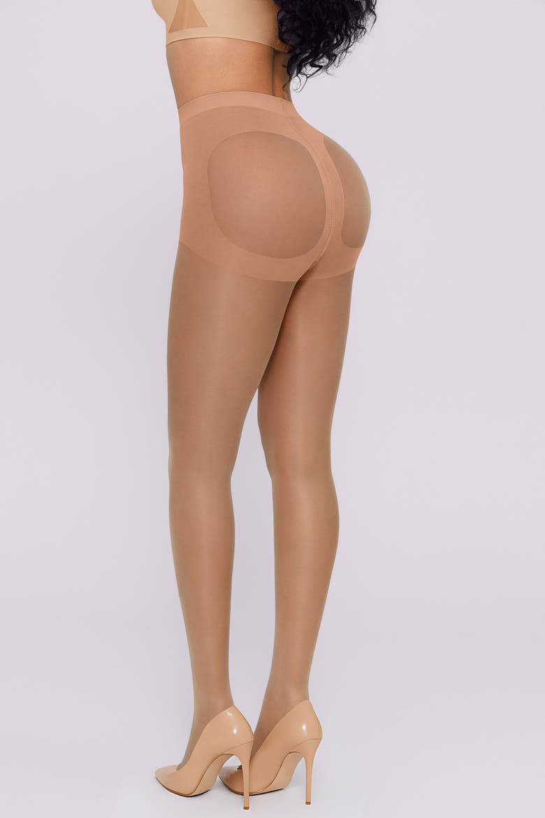 Bare Essentials Skin Flow Sheer Shaping 2-Pack Tights, Alternate, color, Beige