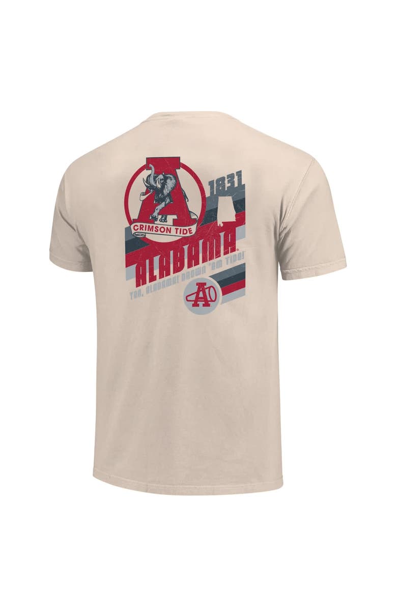 IMAGE ONE Men's Natural Alabama Crimson Tide Big & Tall Vault Vintage Logo Core T-Shirt, Alternate, color, 