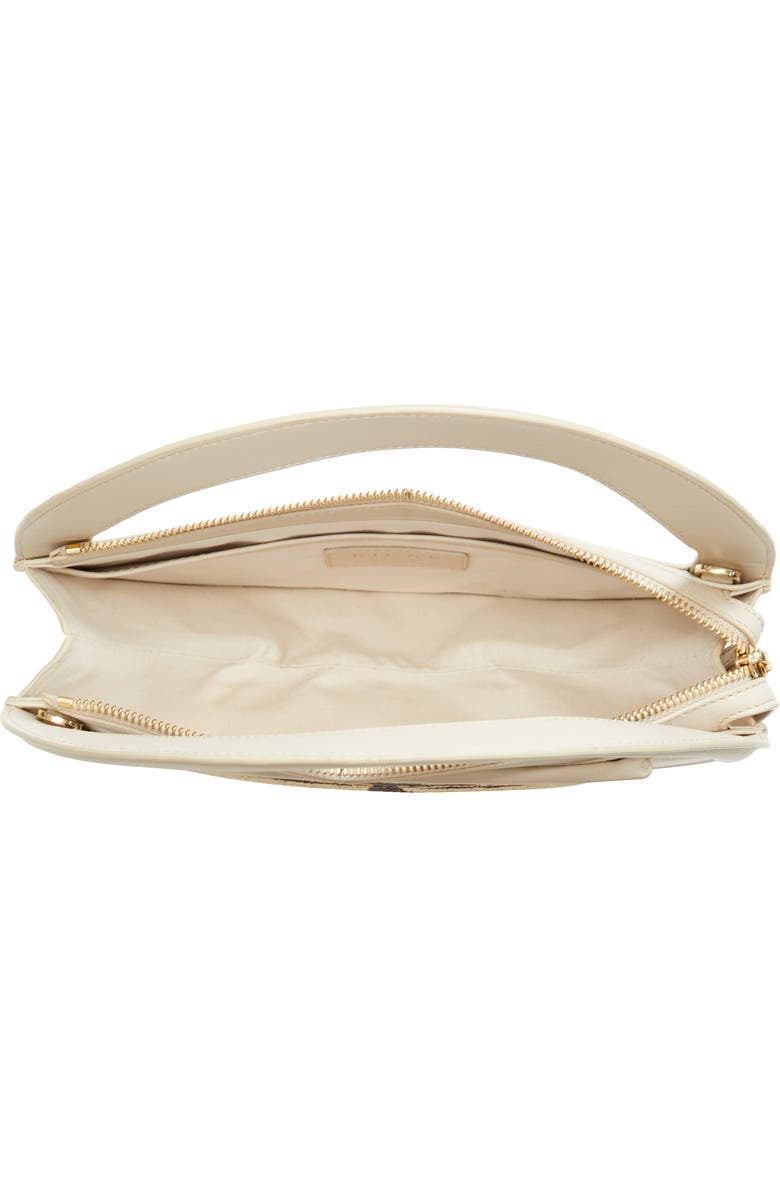 EILAF Medium Medani Leather & Straw Handbag, Alternate, color,