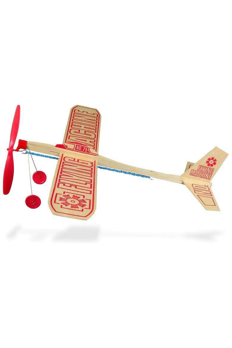 Balsa Wood Flying Machine Kit, Alternate, color, Multicolored