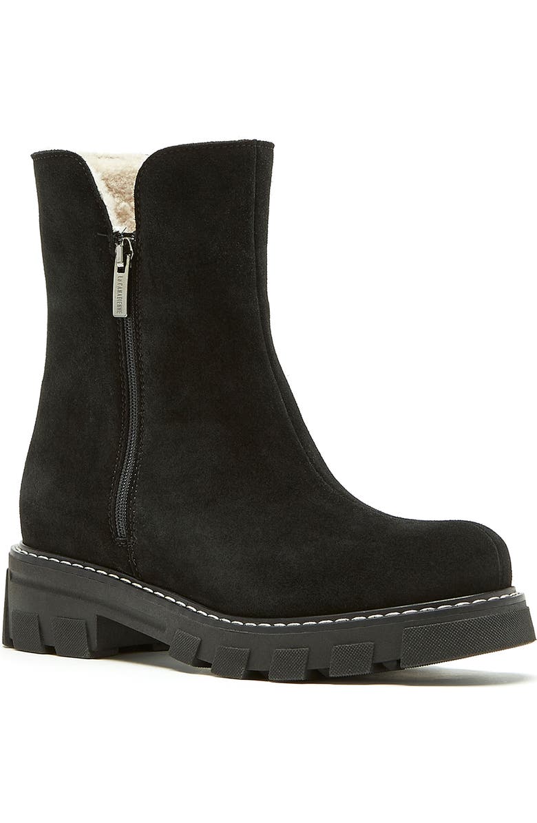 La Canadienne Adrianna Genuine Shearling Waterproof Boot, Main, color,