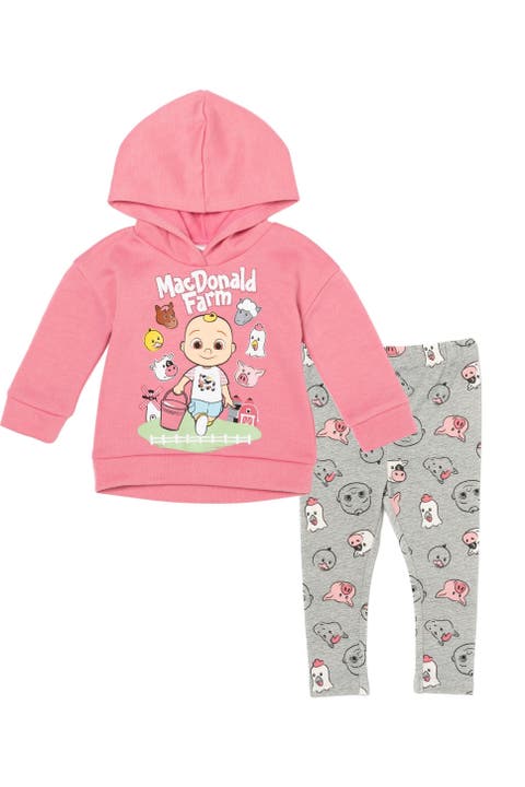 JJ Fleece Hoodie and Leggings Set