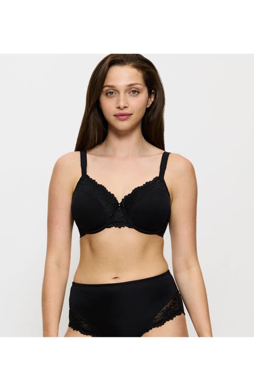 Triumph Ladyform Soft Minimizer Bra In Black