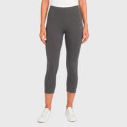 CITY THREADS Women's Soft 100% Cotton Everyday Wear Capri Leggings