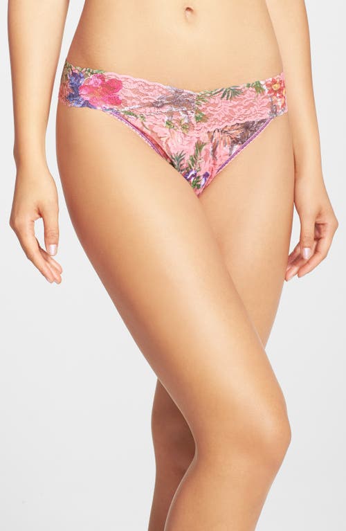 Hanky Panky Print Original Rise Thong In Multi