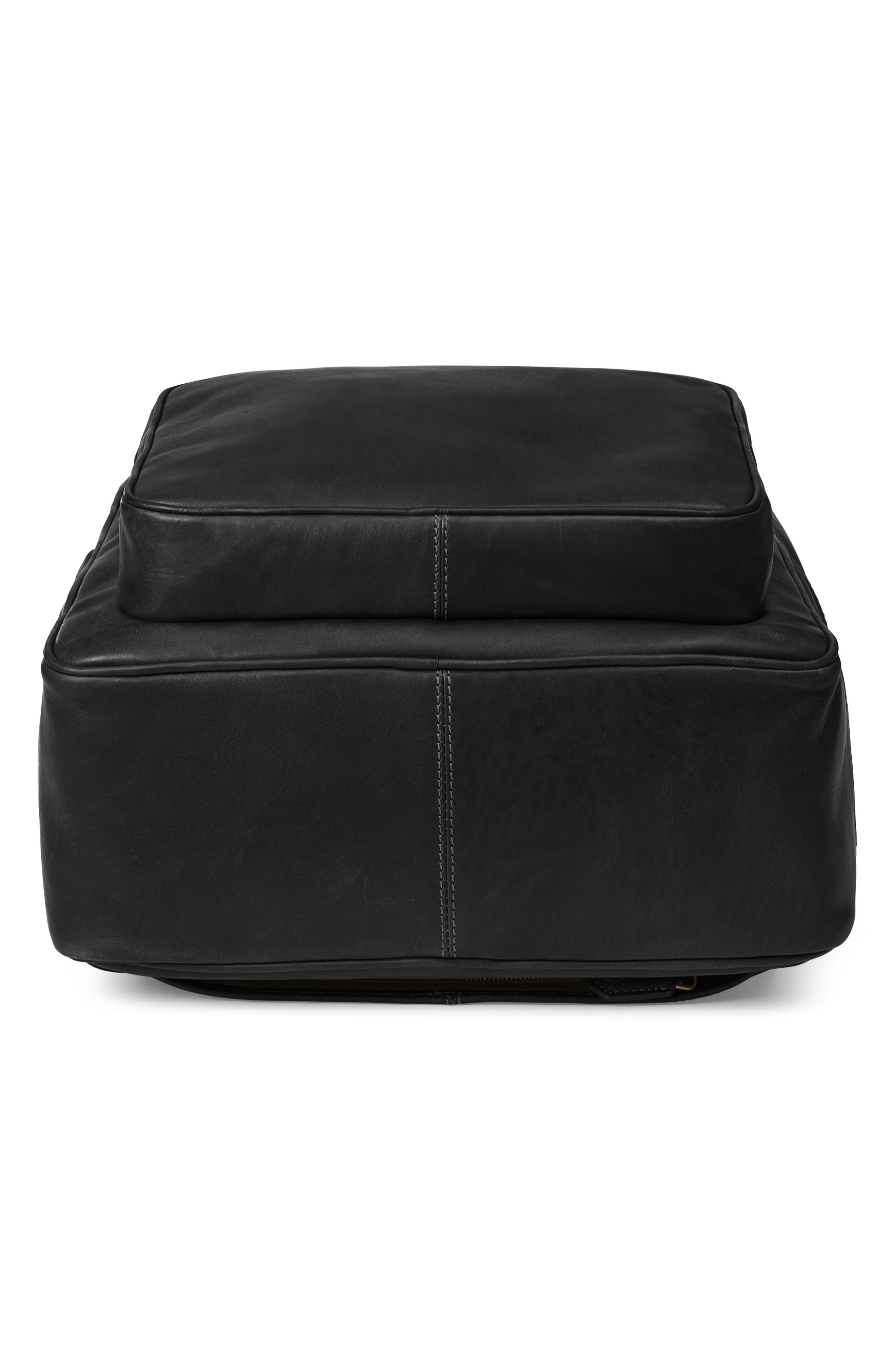 Johnston 
Murphy Rhodes Leather Backpack, Alternate, color, Black