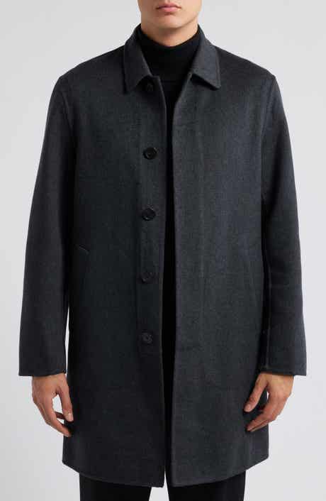 Theory Double Face Wool Blend Car Coat