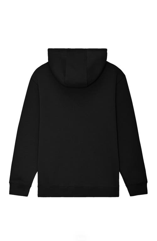 Dalix Bow Midweight All Day Hoodie In Black
