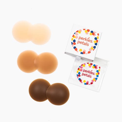 Shop Perkies Petals Nipple Covers In Light Nude