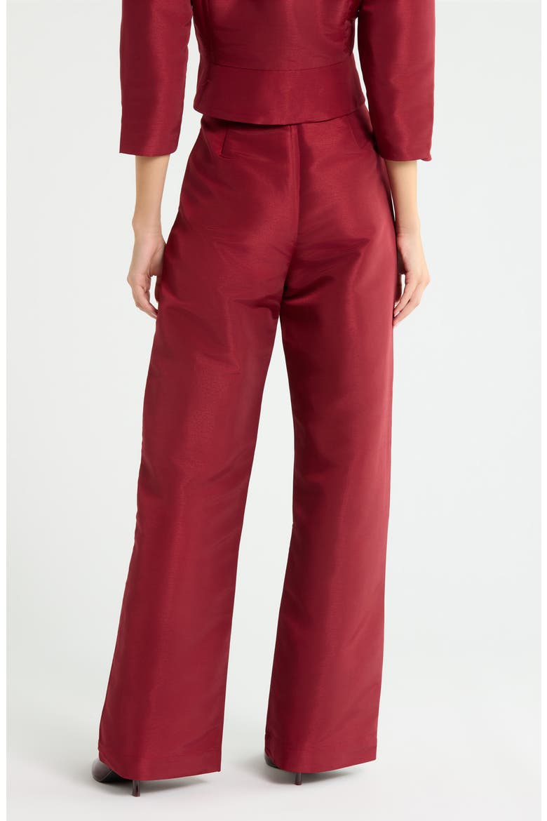 Hestia Wide Leg Pants, Alternate, color, BURGUNDY
