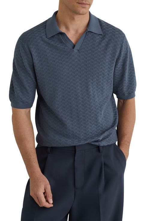 Sol Geo Open Stitch Knit Polo