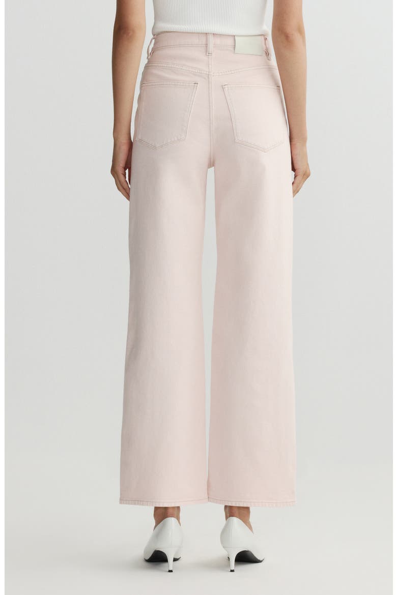Karmine Refined Wide Leg High Waist Ankle Jeans, Alternate, color, BALLET