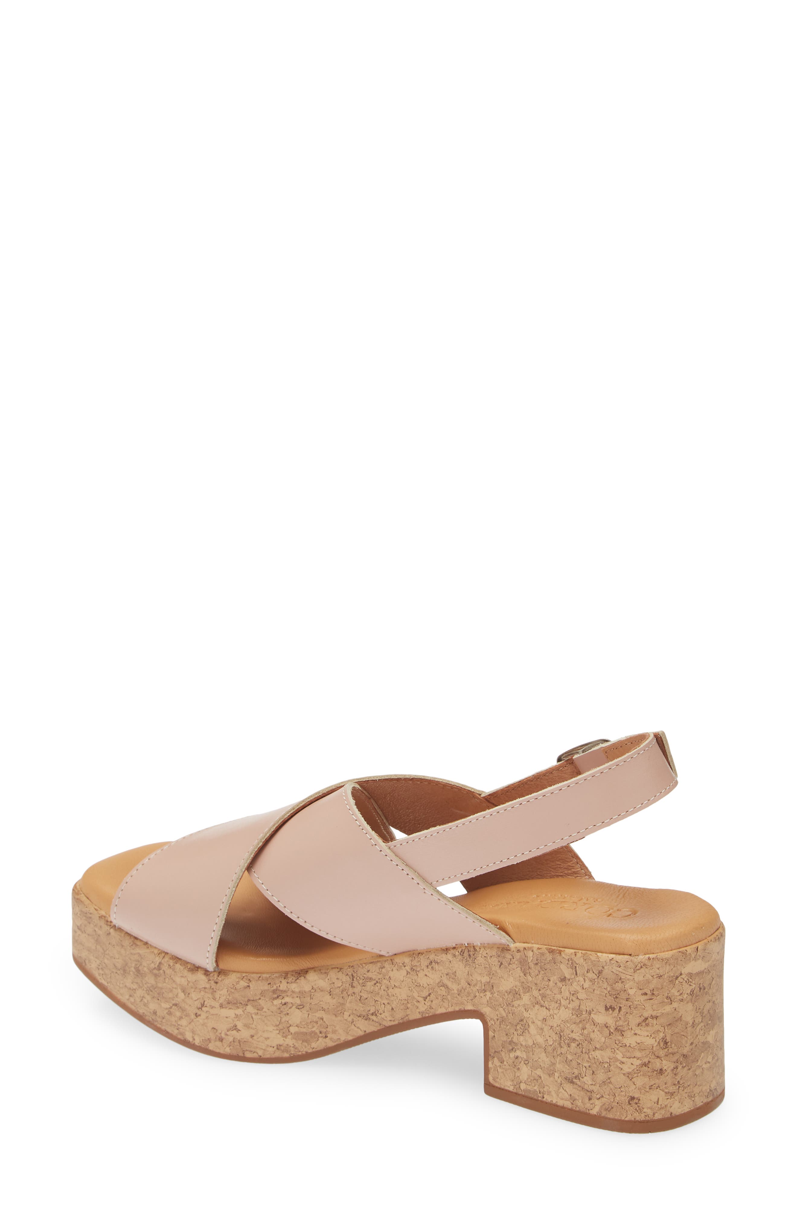 Malin Platform Sandal, Alternate, color, NATURAL LEATHER
