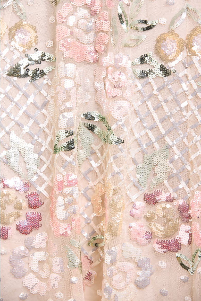 Rosalie Short Sleeve Ballerina Dress, Alternate, color, Cream