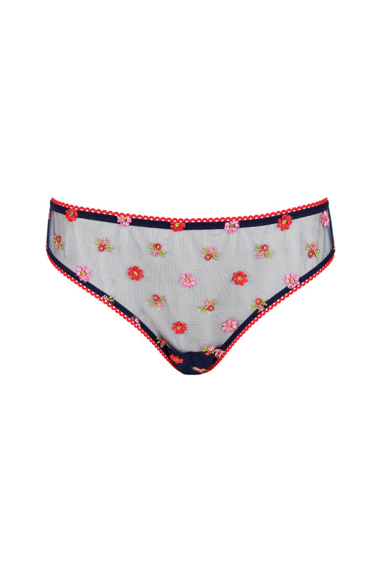 Bisou Lace Bikini, Main, color, Navy