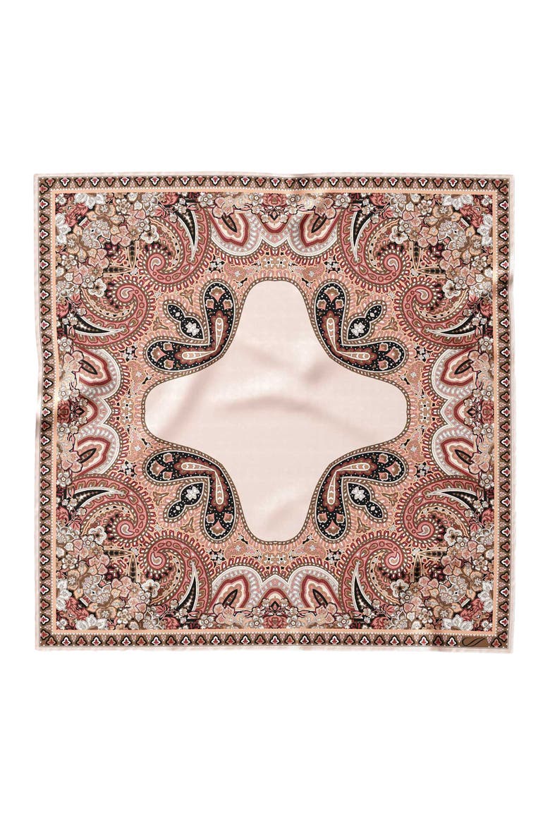 Perugia - Silk Pocket Square for Men, Main, color, Blush