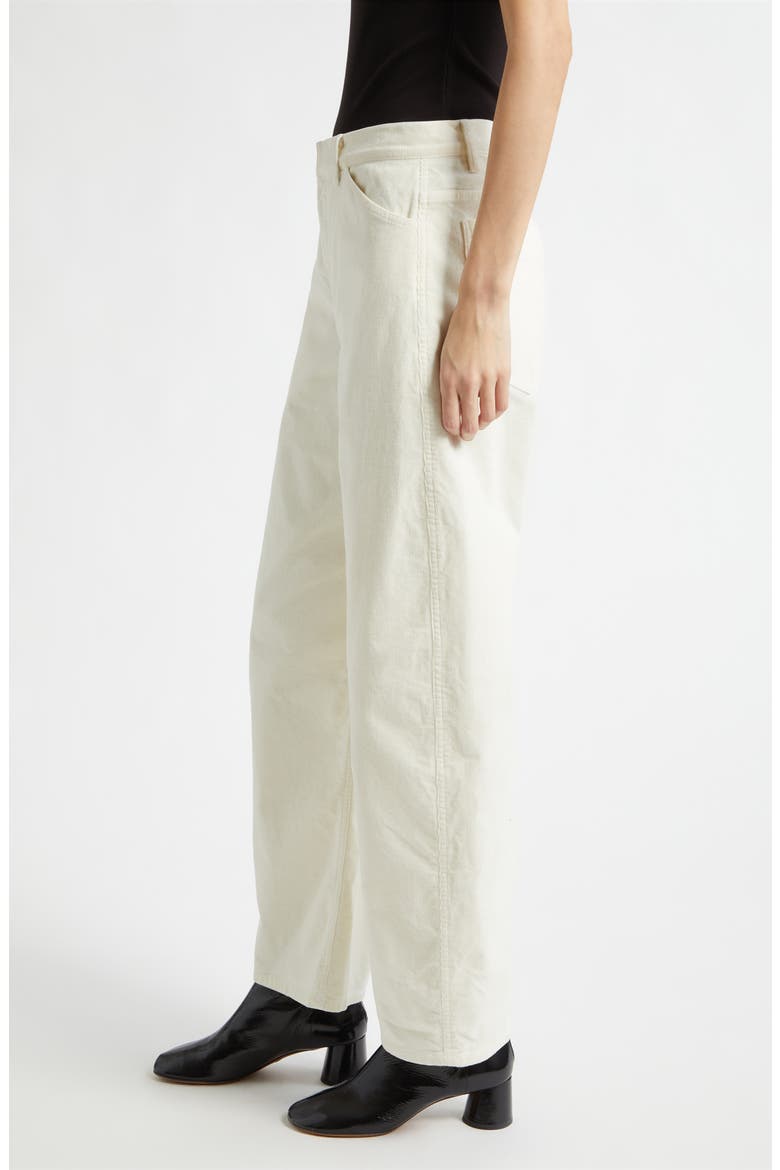 Tribeca Barrel Leg Corduroy Pants, Alternate, color, STONE