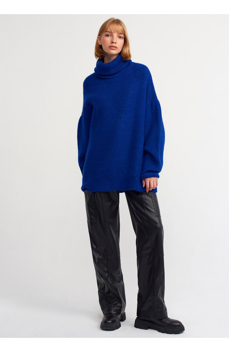Le Fafo Olga Turtle Neck Sweater, Alternate, color, Royal Blue