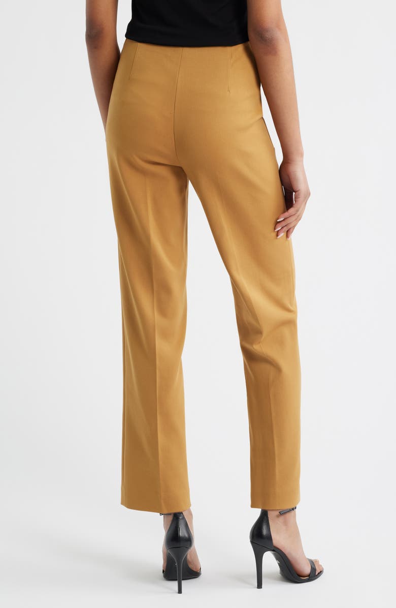 Anne Klein Seamed High Waist Pull-On Pants, Alternate, color, 